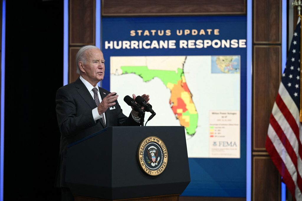 Biden speaks on hurricane response