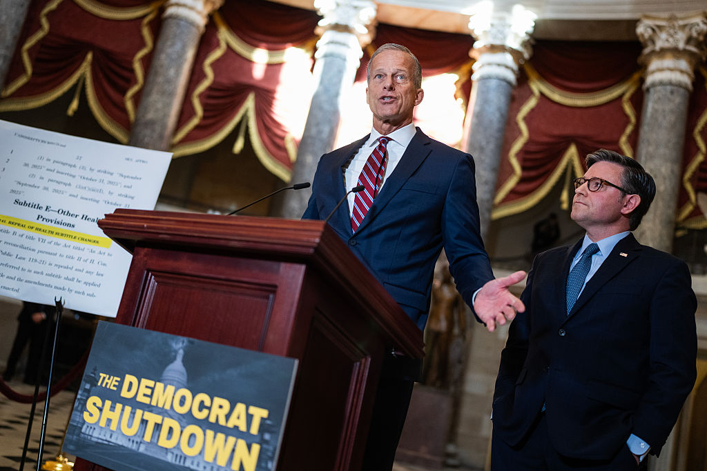 The top four congressional leaders traded accusations about the existence — or lack thereof — of a formal offer to end the government shutdown.