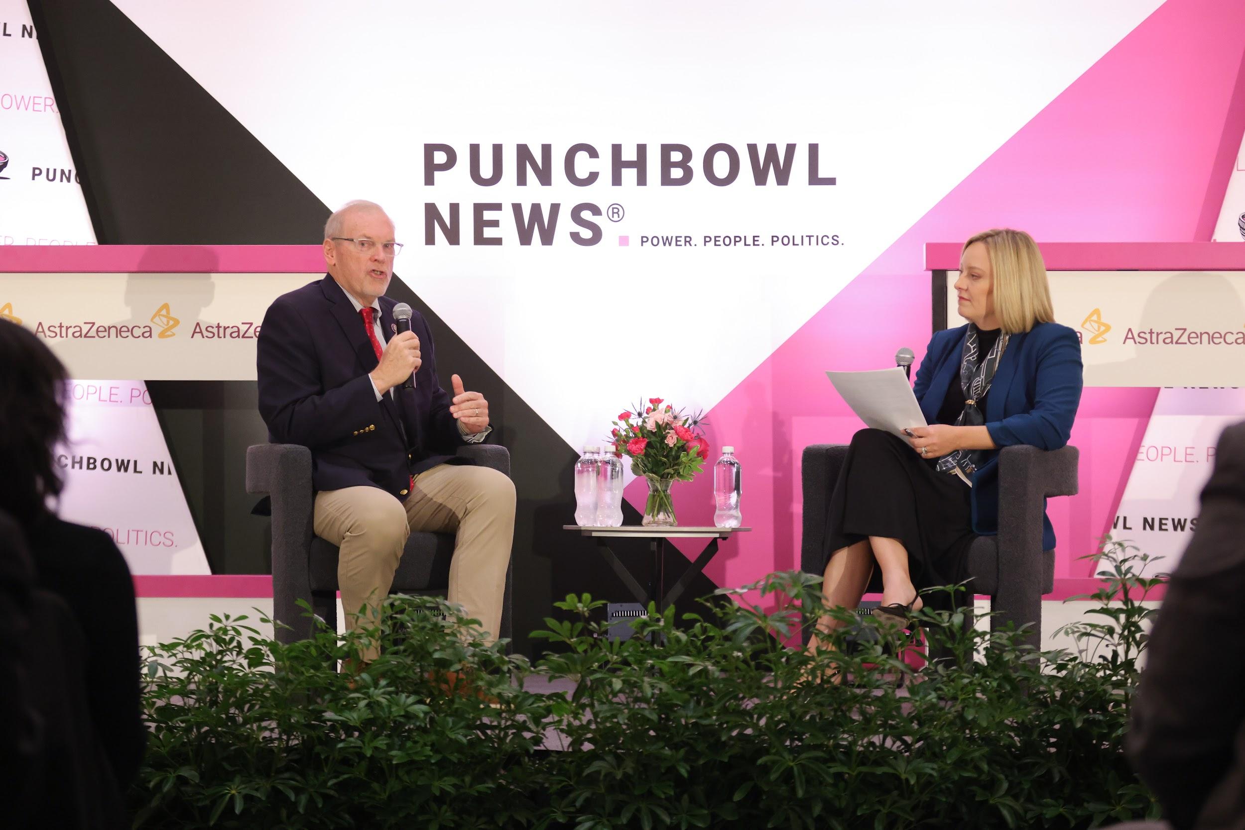 The lawmakers spoke at a Punchbowl News event Thursday, where they also weighed in on the government funding lapse that’s now in its third week.