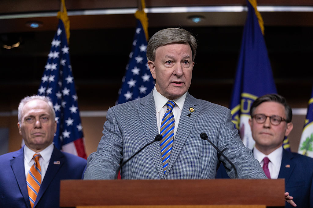 House Armed Services Committee Chair Mike Rogers (R-Ala.) said the forthcoming defense policy bill will add “guardrails” to further restrict the Pentagon from withdrawing U.S. forces from Europe.