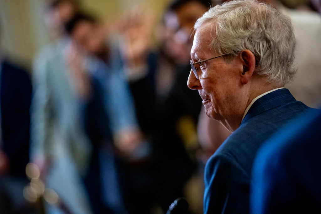 Sen. Mitch McConnell (R-Ky.) tore into the Army on Tuesday for relying on the “risky” reconciliation process to refill up to two-thirds of its munitions needs following the Iran war.