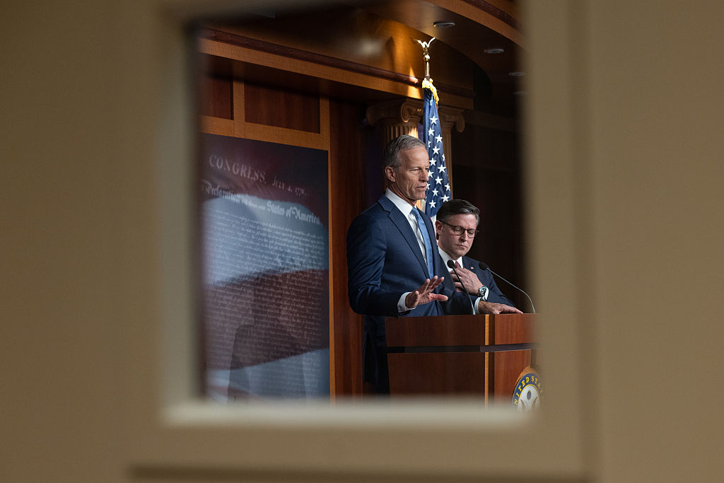 Thune is now publicly backing off the idea of forcing votes on so-called “rifle shot” bills to pay the troops and air traffic controllers during the government shutdown.