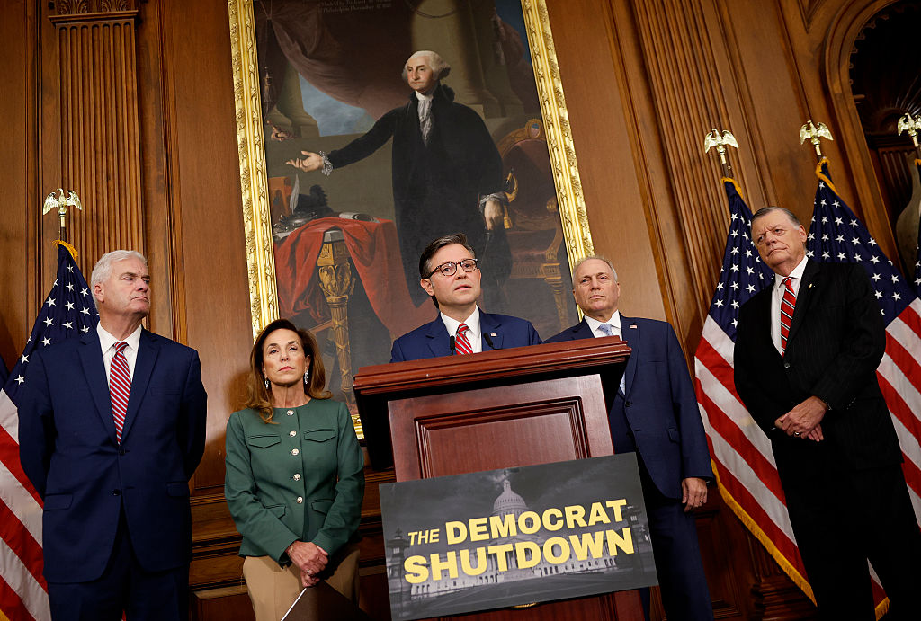 Johnson and House Minority Leader Hakeem Jeffries both engaged in public spats in the hallways with members from the opposite party.