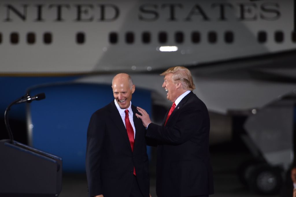 Trump and Rick Scott