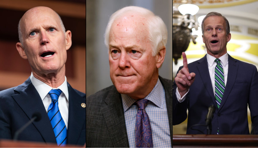 Rick Scott, John Cornyn, John Thune