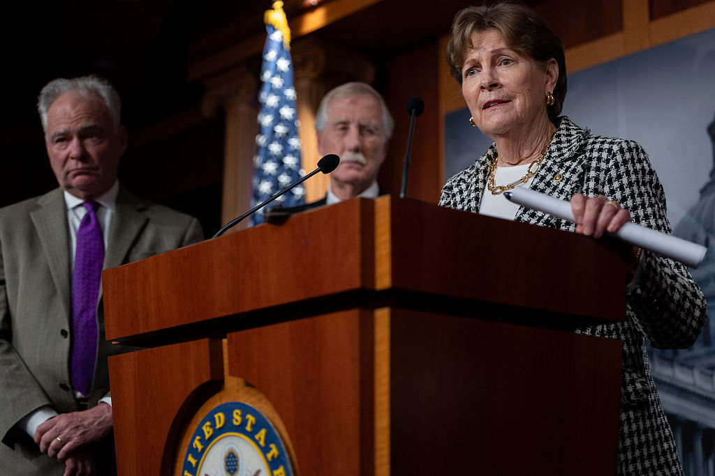 The eight Senate Democrats who voted to end the shutdown this week are taking great pains to explain their votes to an incensed party base.