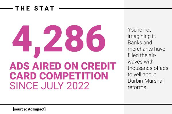 4,286 ads aired on Credit Card Competition since 2022