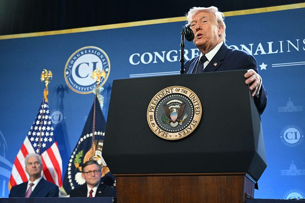 Trump told House Republicans that the war in Iran will only be “a short-term excursion” as he tries to tamp down fears of a drawn-out Middle Eastern conflict.