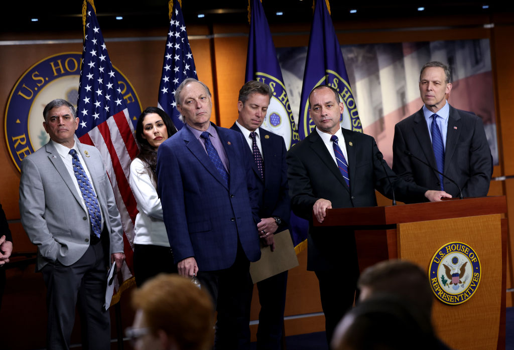 House Republicans huddled during a private party meeting late Wednesday afternoon to try to chart a path forward for renewing FISA