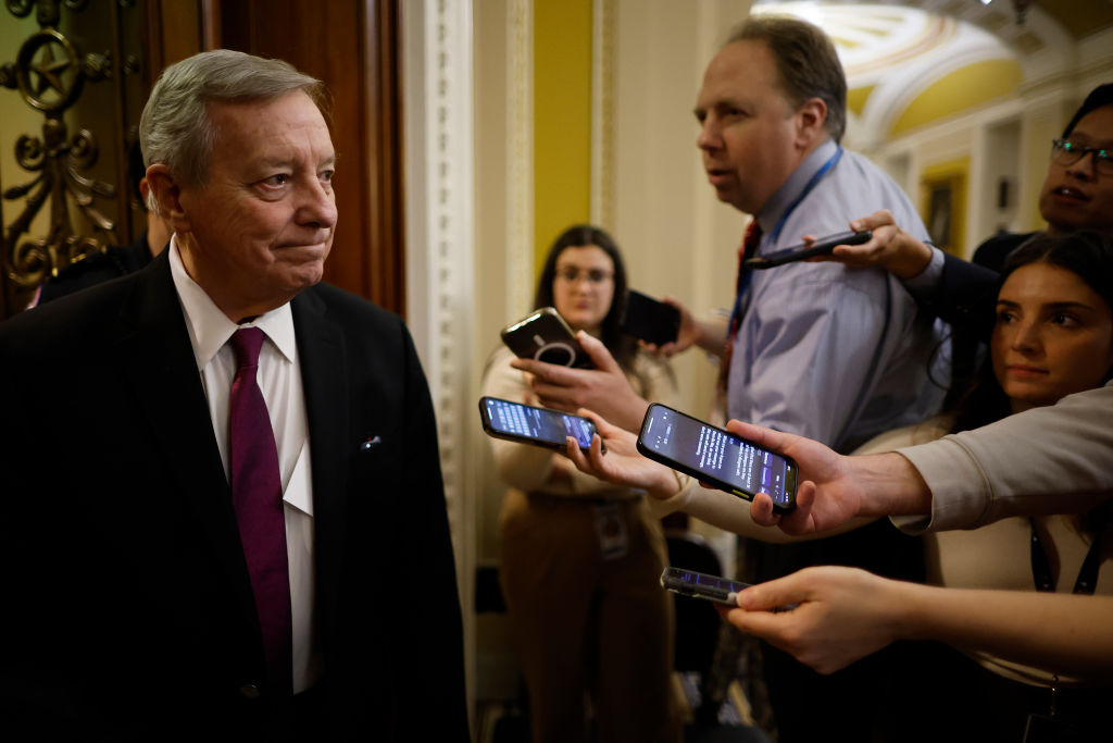 Durbin isn’t sure whether he has the votes to subpoena a quartet of executives representing the aviation and payments industry.