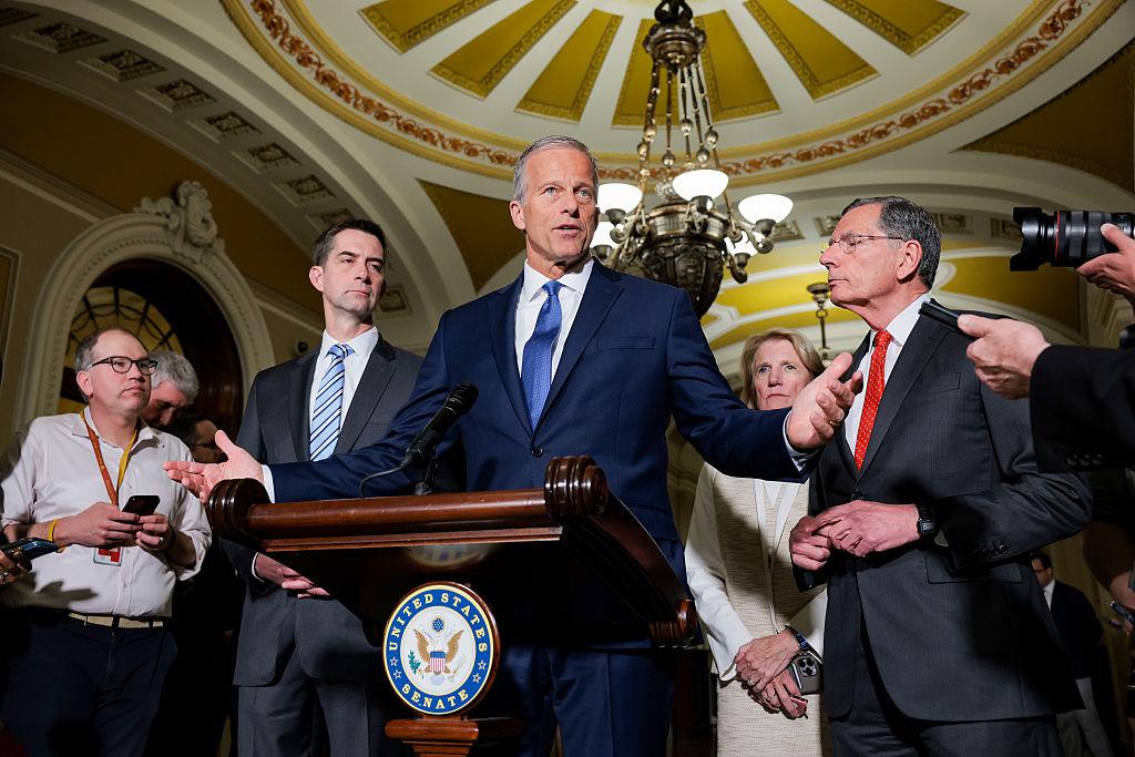 The surprise move from Trump came after months of uncertainty and thwarted an aggressive effort by Thune to convince the president to back Cornyn.