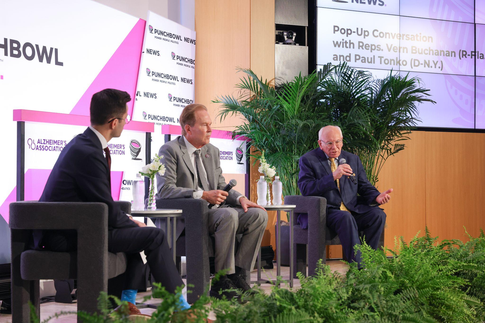 Reps. Vern Buchanan (R-Fla.) and Paul Tonko (D-N.Y.) on Wednesday urged Congress to pass the Alzheimer’s Screening and Prevention Act, a bipartisan bill that promotes research and early detection of the disease.