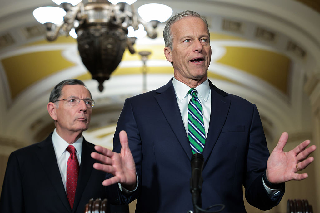 Senate GOP leaders made clear during the meeting they weren't sure they had 60 votes to pass the GENIUS Act yet.