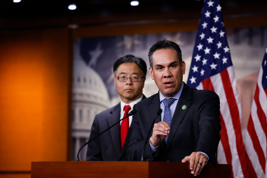 Pete Aguilar on Tuesday described indicted Rep. Henry Cuellar as a “serious public official” who is “entitled to the presumption of innocence.”