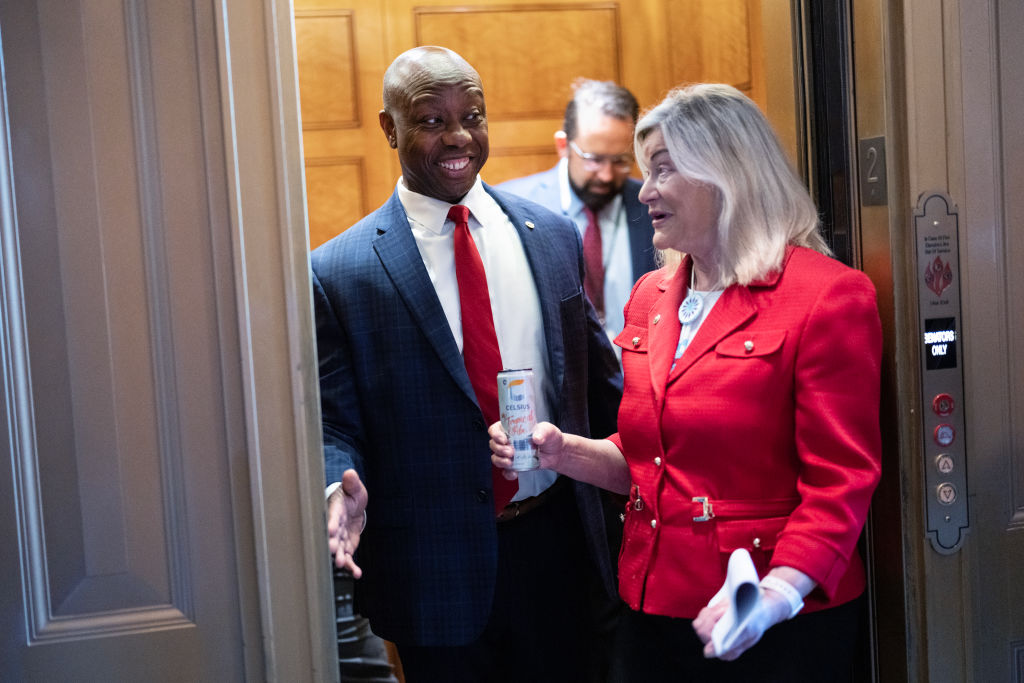 A group of key lawmakers convened in the office of Senate Banking Committee Chair Tim Scott this morning, and they’re expected to meet again tonight.