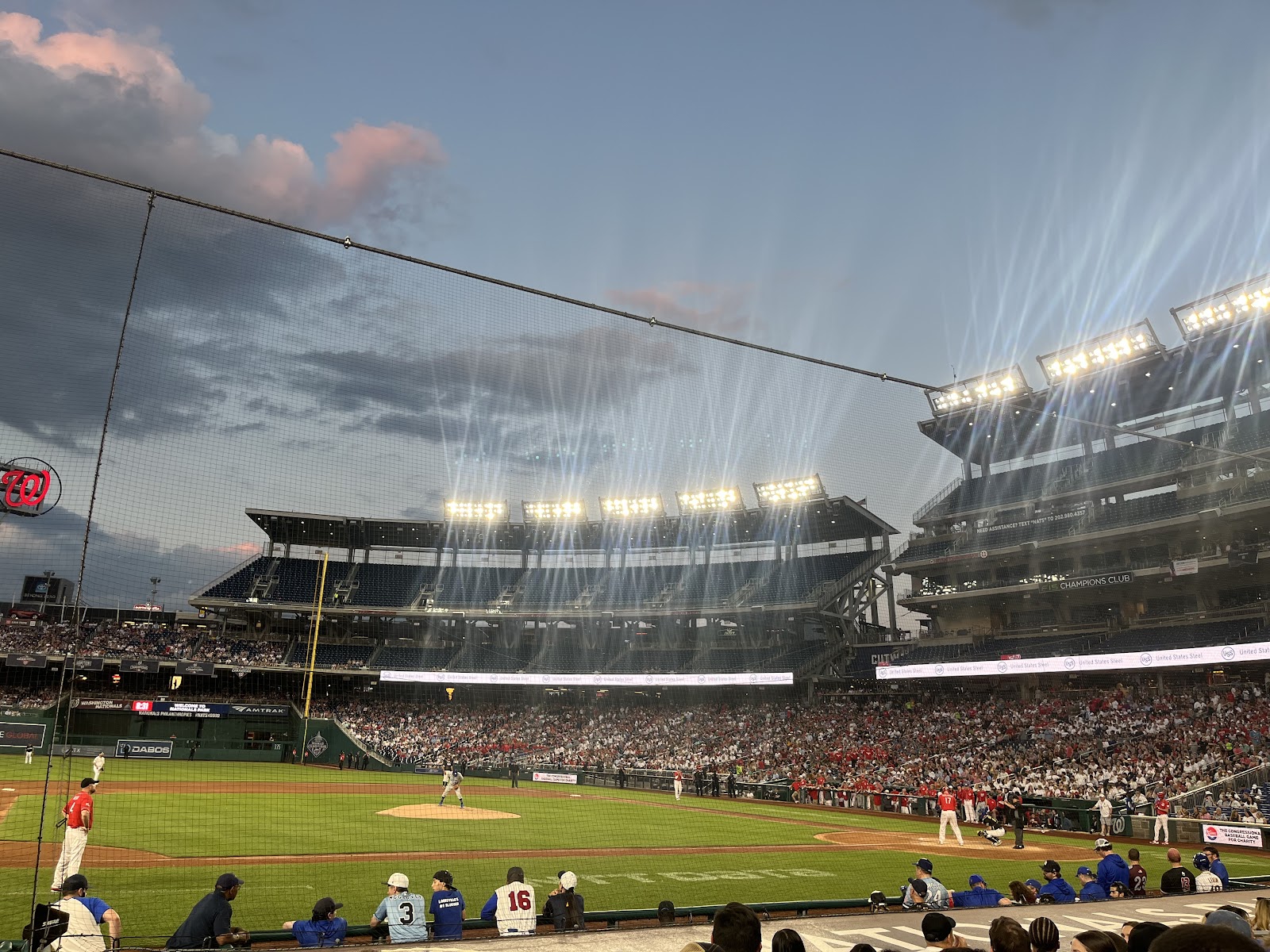 Congressional Republicans dealt their Democratic counterparts a drubbing in a lopsided 31-11 win at the Congressional Baseball Game on Wednesday night.