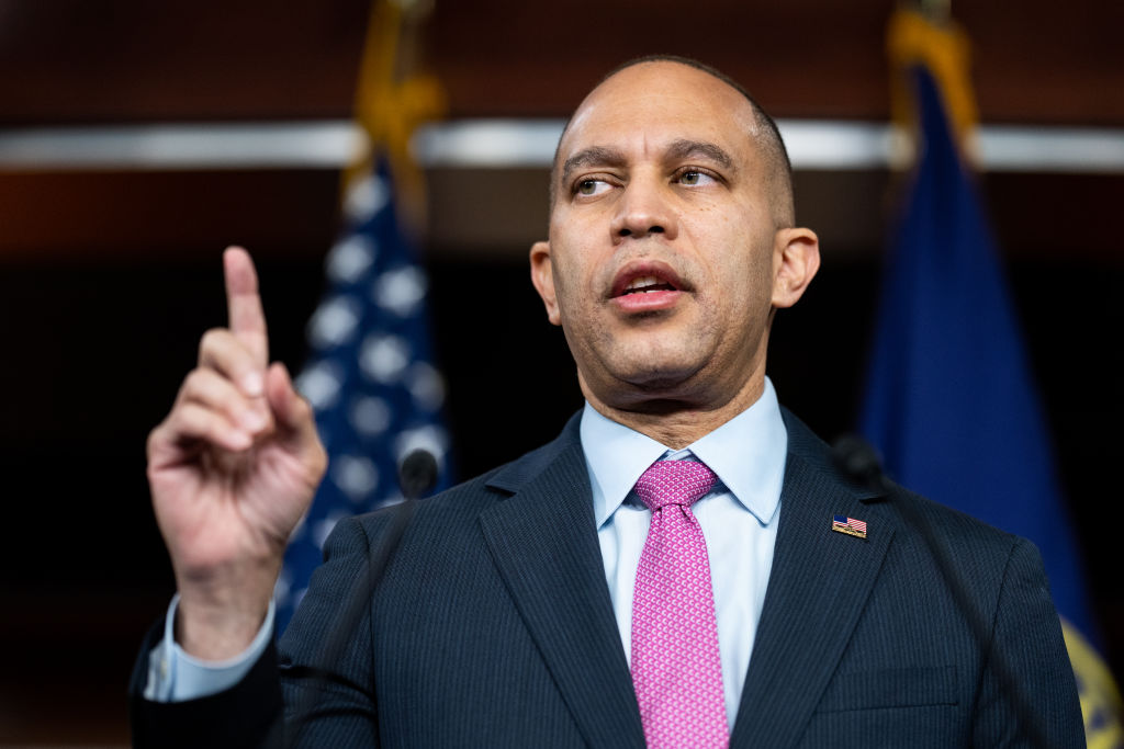 Hakeem Jeffries spent the weekend in California, raising millions for California Proposition 50, Democrats’ redistricting ballot initiative.