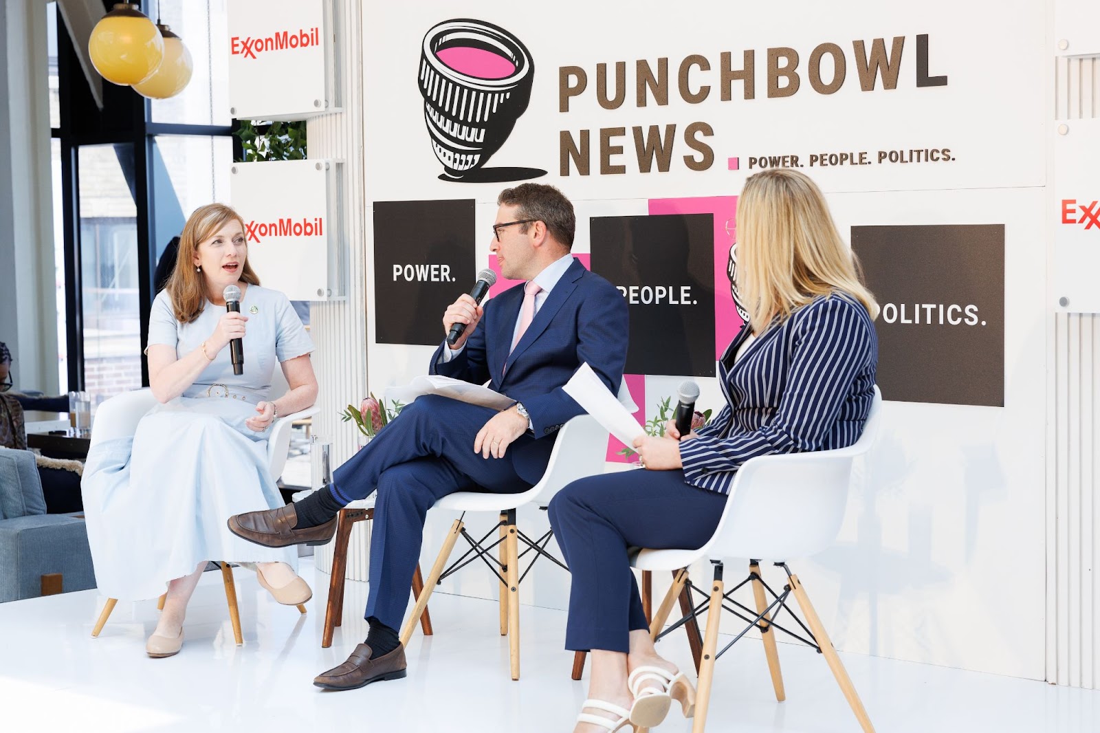 Rep. Lizzie Fletcher joined us on Wednesday on the sidelines of the Democratic National Convention for a conversation presented by ExxonMobil at Punchbowl News HQ.