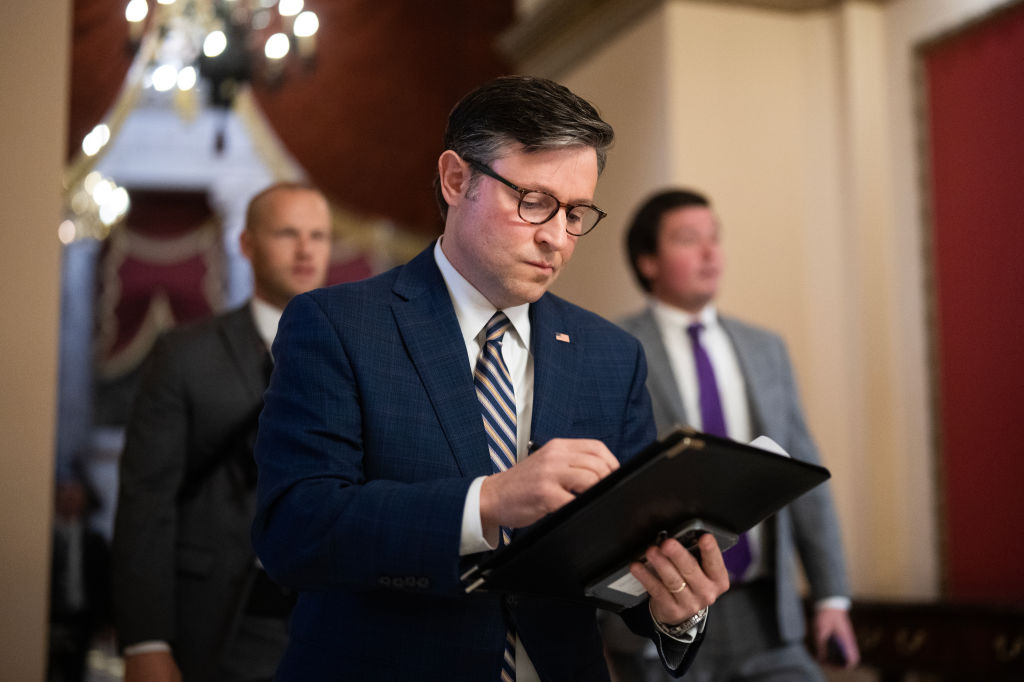 Johnson wants to put a short-term government funding bill on the House floor this week. House GOP leaders also want to give members 72 hours to review the bill before a vote.