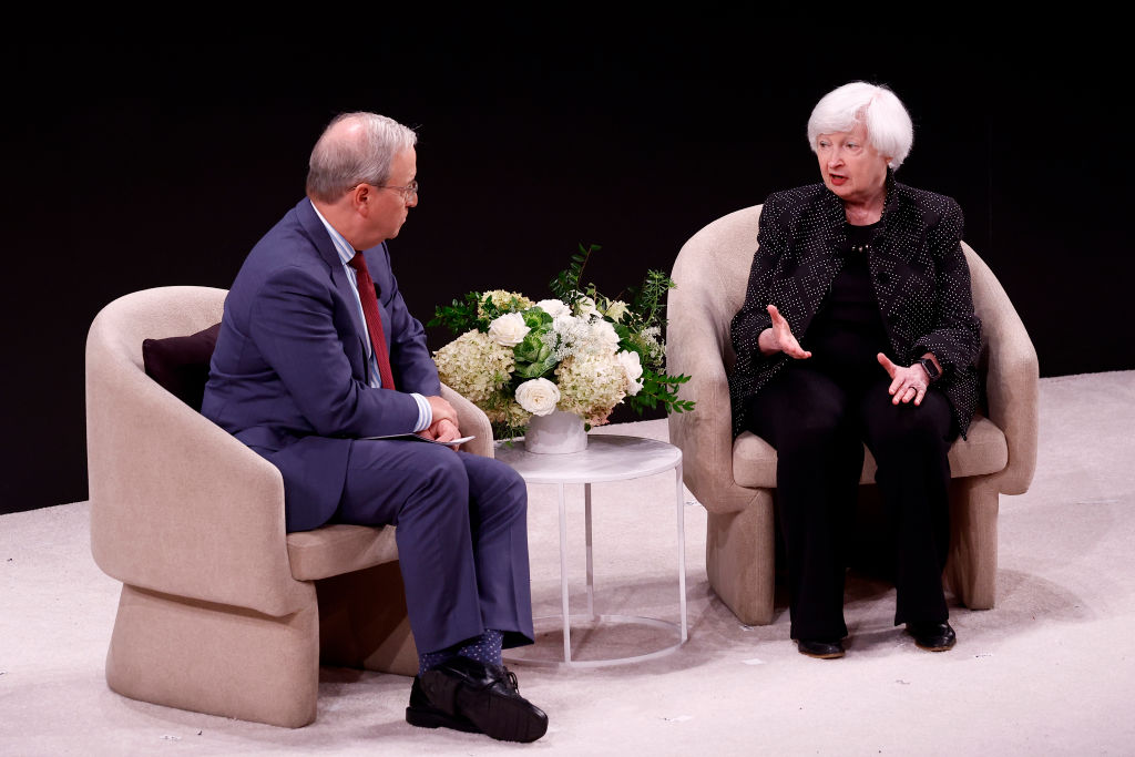 Yellen said the U.S. economy appears to be on solid footing and that extending all of the Trump tax cuts was “something the United States can't afford.”