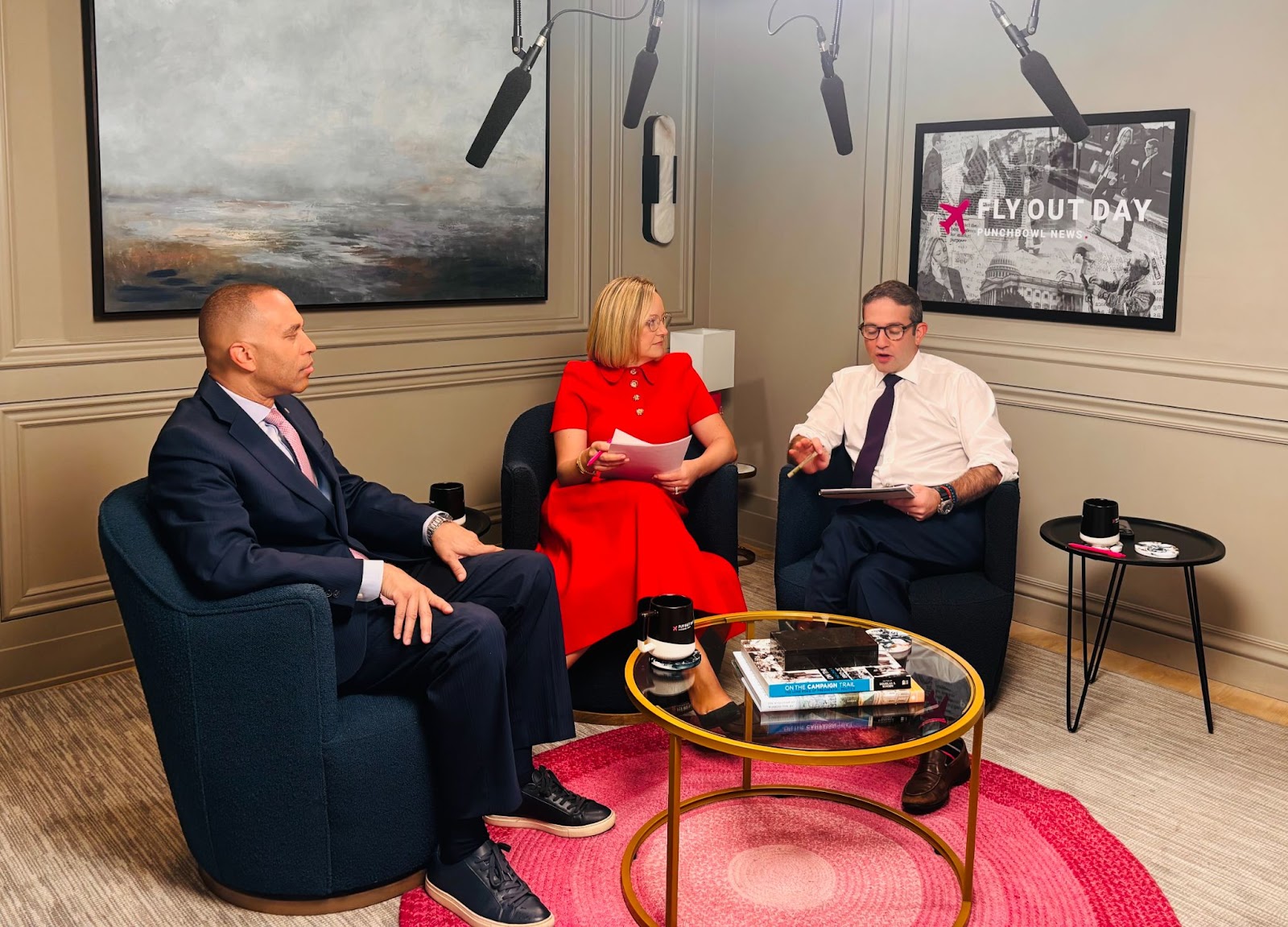 House Minority Leader Hakeem Jeffries joined us today at the Punchbowl News Townhouse for our fourth episode of Fly Out Day.