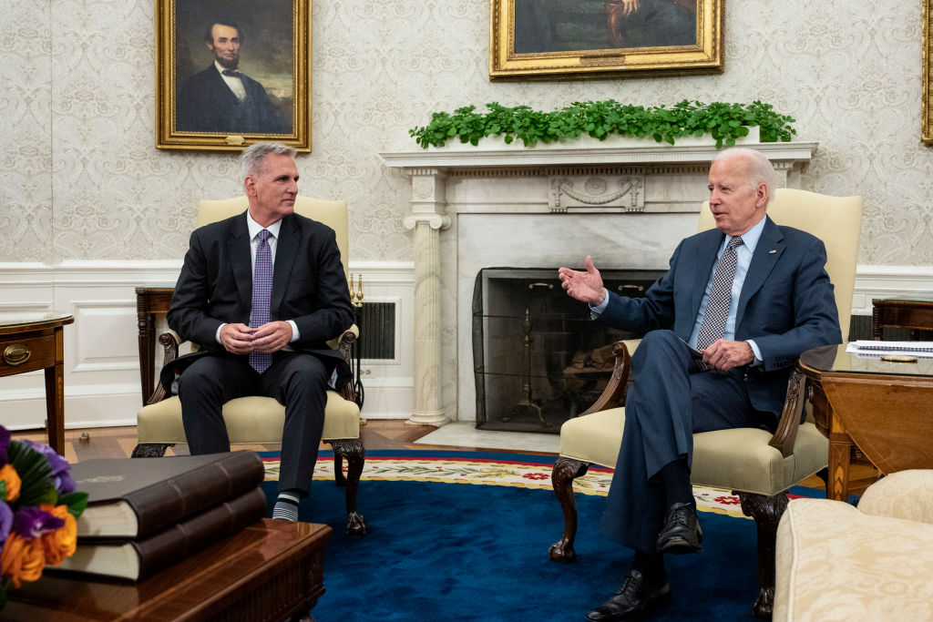 McCarthy and Biden in White House