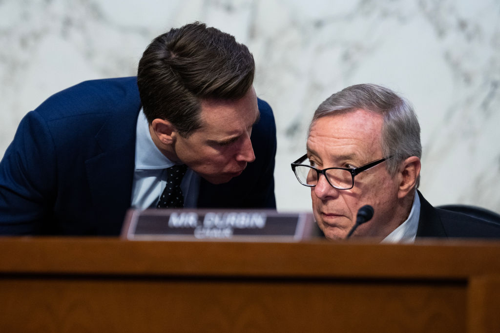 Sens. Dick Durbin and Josh Hawley think they know how to make artificial intelligence developers do more for user safety.