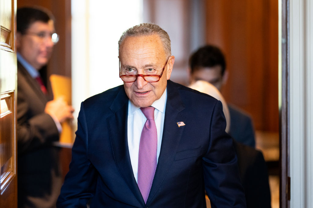Senate Majority Leader Chuck Schumer pushed for the reauthorization of the FAA to include cannabis banking reform and a measure regulating stablecoins.