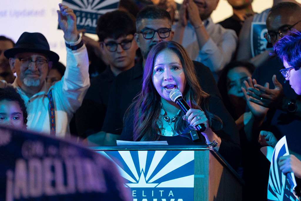 The fight over swearing in Rep.-elect Adelita Grijalva is escalating this week. The state of Arizona is poised to sue to force Johnson’s hand.