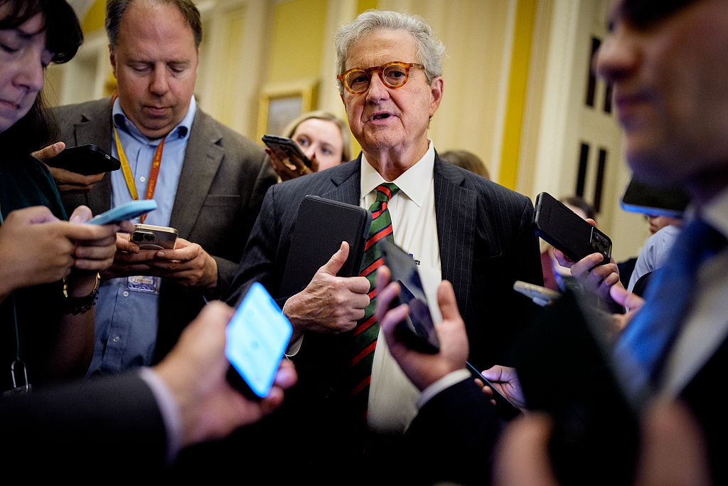 Sen. Kennedy told reporters Monday night he remains opposed to the FDIC chair nom until he receives a report on how the agency addressed misconduct problems.