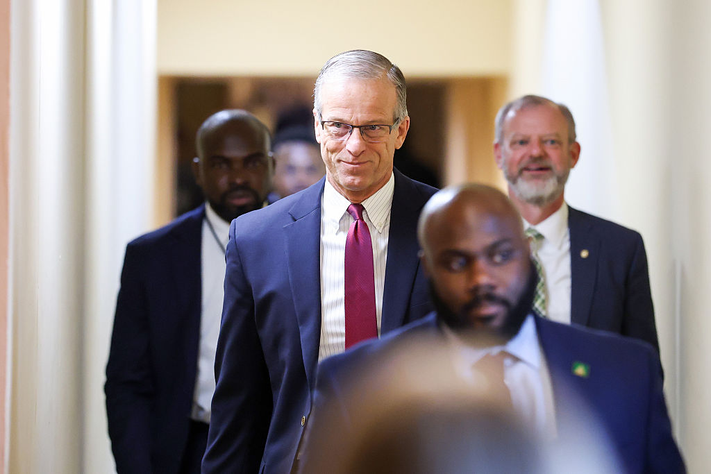 Senate Republicans advanced their budget blueprint to fund ICE and Border Patrol, the first procedural step that sets up a marathon vote-a-rama later this week.