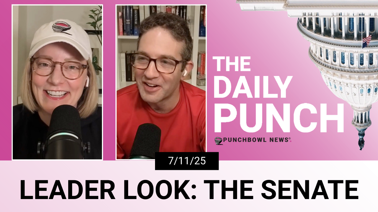 It’s Leader Look time! Anna and Jake discuss how Senate Majority Leader John Thune and Minority Leader Chuck Schumer are doing.