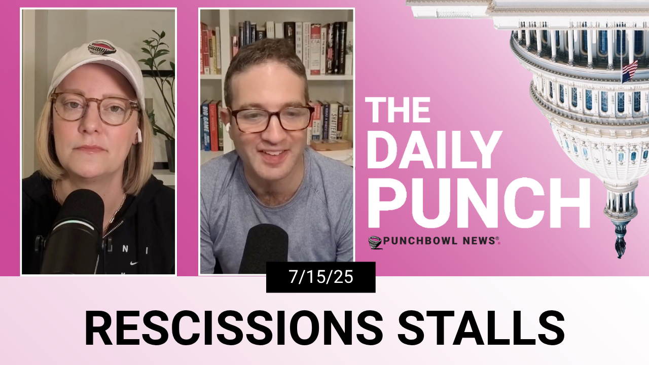 All eyes are on the rescissions package and what happens in the Senate this week.