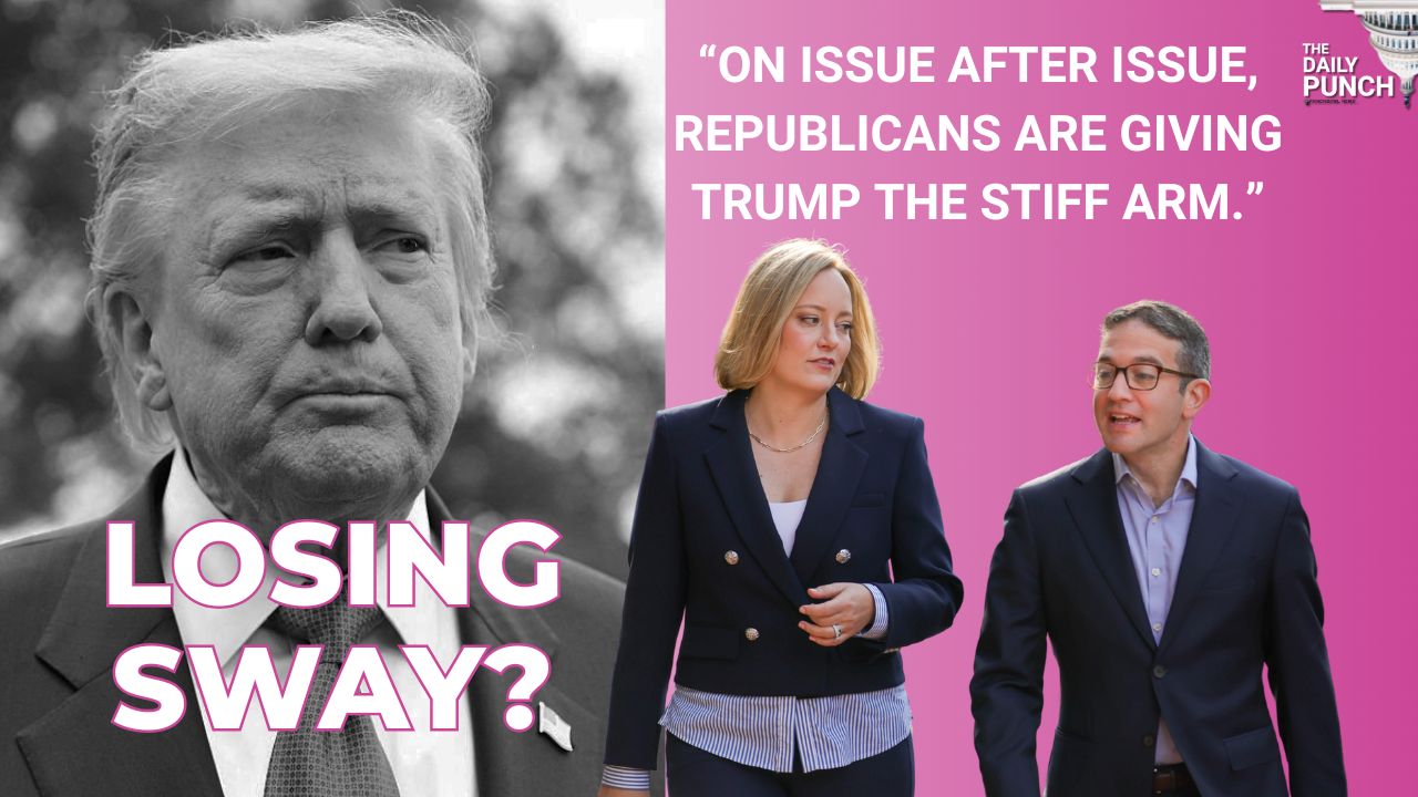 Is President Donald Trump losing sway on Capitol Hill? On issue after issue, Republicans are giving Trump the cold shoulder.