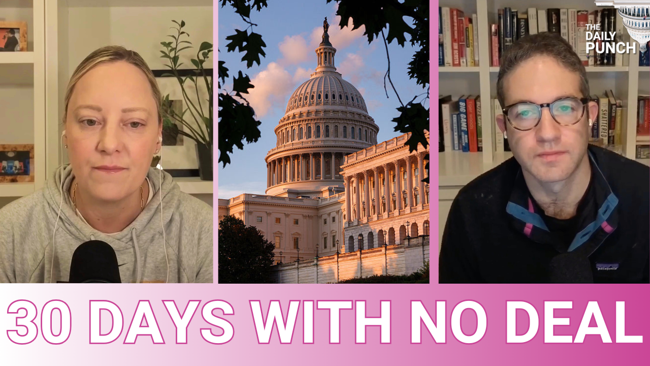 It’s Day 30 of the government shutdown, and there’s still no clear off-ramp. Anna and Jake break down the latest signs of movement in the Senate.