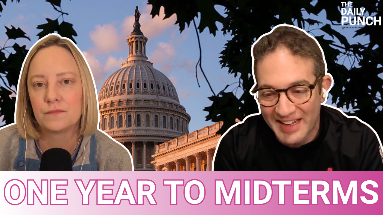 It’s Day 34 of the shutdown — and one year out from the midterms. Anna and Jake break down new polling, Trump’s approval numbers and GOP infighting.
